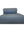 Refurnish by Loopr Muuto Connect modular sofa module in dark blue fabric with a clean, minimalist design.