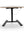 Refurnish by Loopr NOVUS corner sit-stand desk with a clay-grey plywood top and black electric height-adjustable frame.