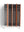 Refurnish by Loopr garderobeskap CLASSIC med fire seksjoner i oransje og grått stål, stående på bensokkel.