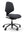Refurnish by Loopr grey ergonomic office chair by RH with a padded backrest and seat, no armrests, on a wheeled base.
