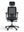 Refurnish by Loopr ergonomic Savo office chair in dark blue with adjustable headrest, armrests, and mesh backrest.