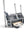 Refurnish by Loopr sceneutstyr med svarte metallstativer, fagverk og kabler i transportkasser