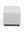 Refurnish by Loopr square grey fabric ottoman with casters