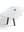 Refurnish by Loopr trapezoid meeting table with white top and black legs for office conference rooms
