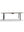Refurnish by Loopr trapezoid meeting table with a white top and black metal frame for office conference rooms