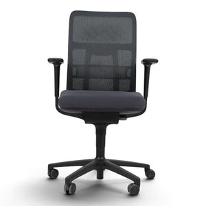 Refurnish by Loopr Wilkhahn Trimension ergonomic office chair in grey with adjustable armrests and mesh backrest