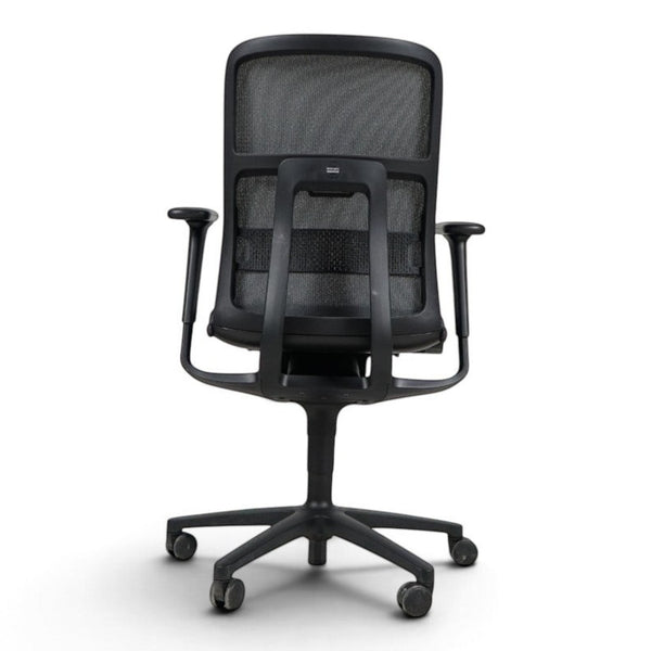 Refurnish by Loopr Wilkhahn Trimension ergonomic office chair in grey with mesh back and adjustable armrests