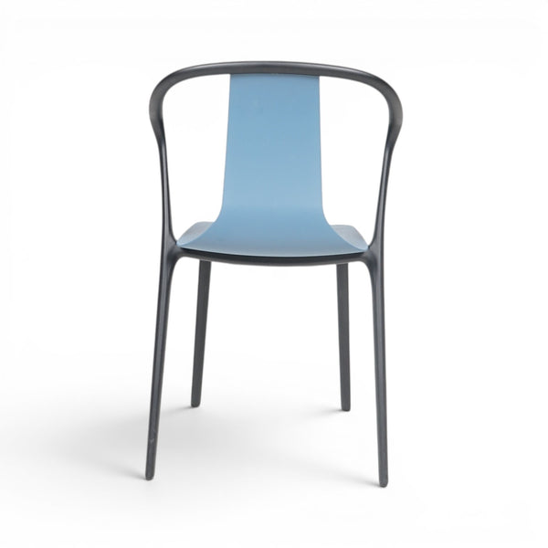 Belleville armstol fra Vitra, blå