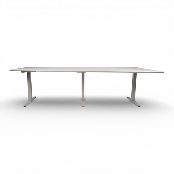 Trapesformet møtebord 280x80-120cm