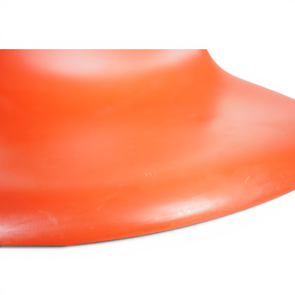 Vitra eames plastic chair DSR rød