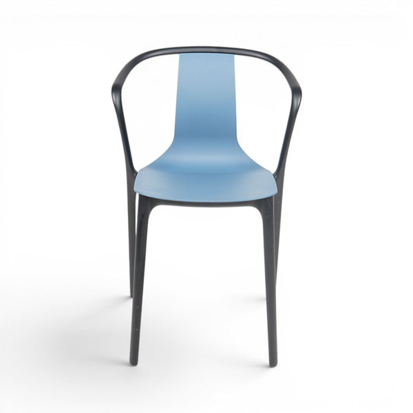 Belleville armstol fra Vitra, blå